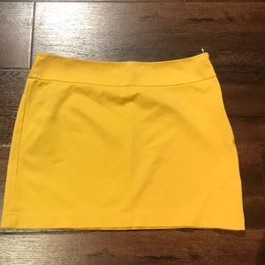 Banana republic Yellow mini skirt